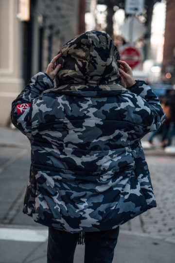 Wie trägt man eine übrgroÃe Jacke