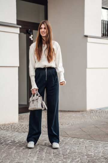 how to style wide leg pants