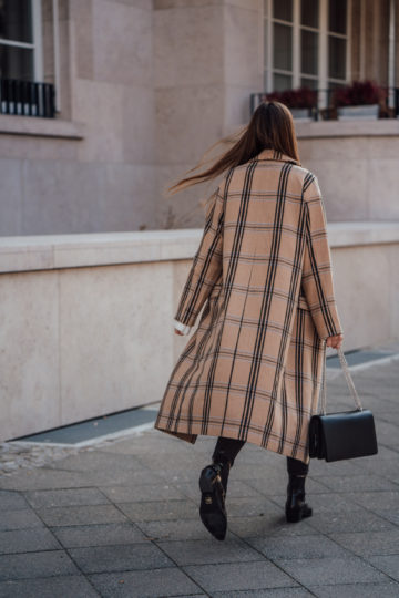 how to style a long coat