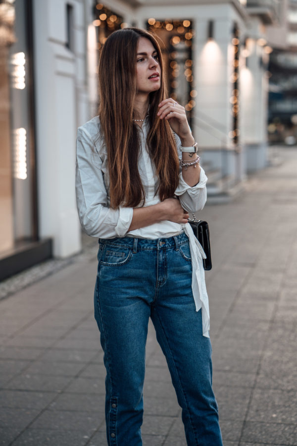 Denim styled in a chic way