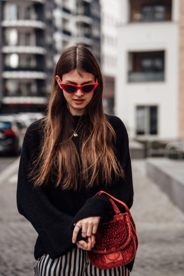 Na-kd Pullover mit weiten Ãrmeln