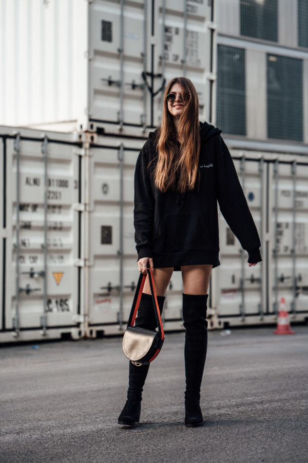 black Overknee Boots spring