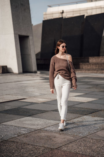 White-Pants-One-Shoulder-Sweater-2
