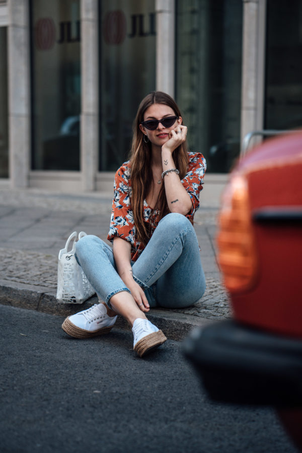 Missguided Shirt floral print