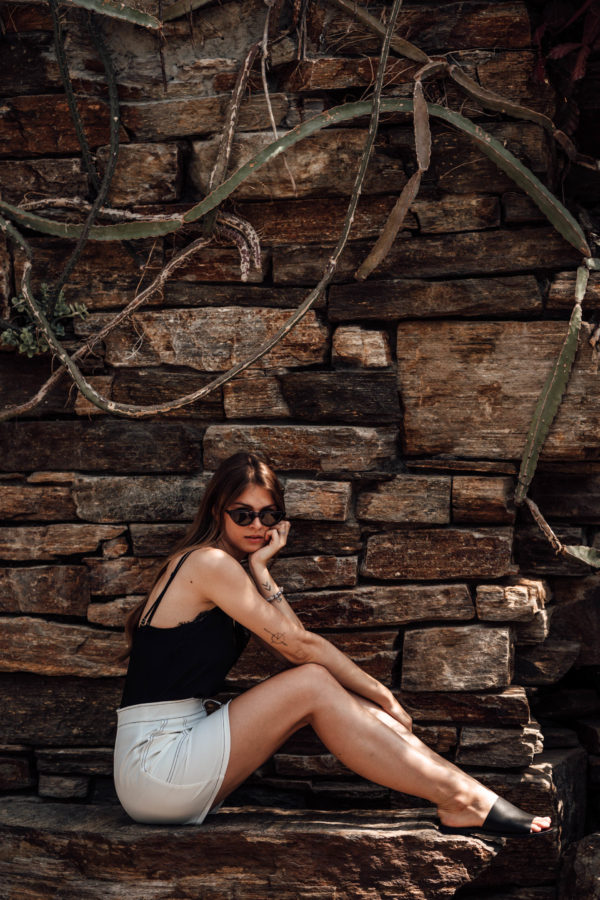 how to wear black slides this summer