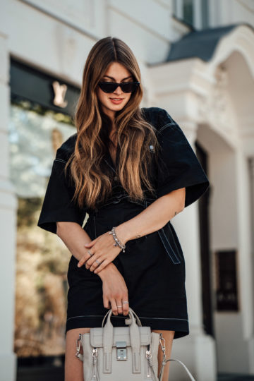 how to style black sunglasses