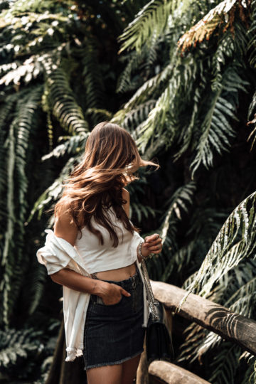 black and white summer outfit