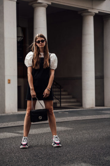 balenciaga triple s black outfit