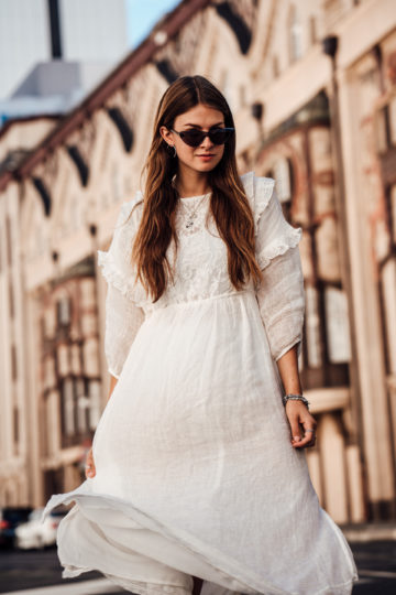 WeiÃes Boho Kleid Sommer