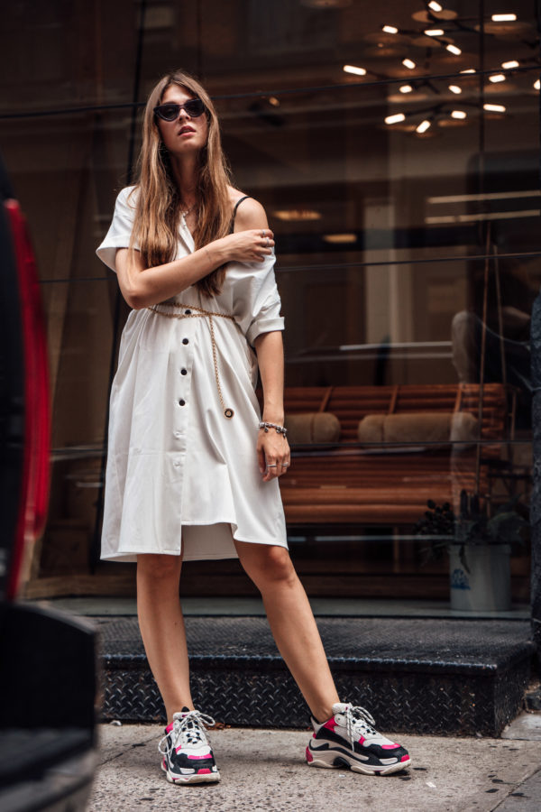 dress and chain belt style