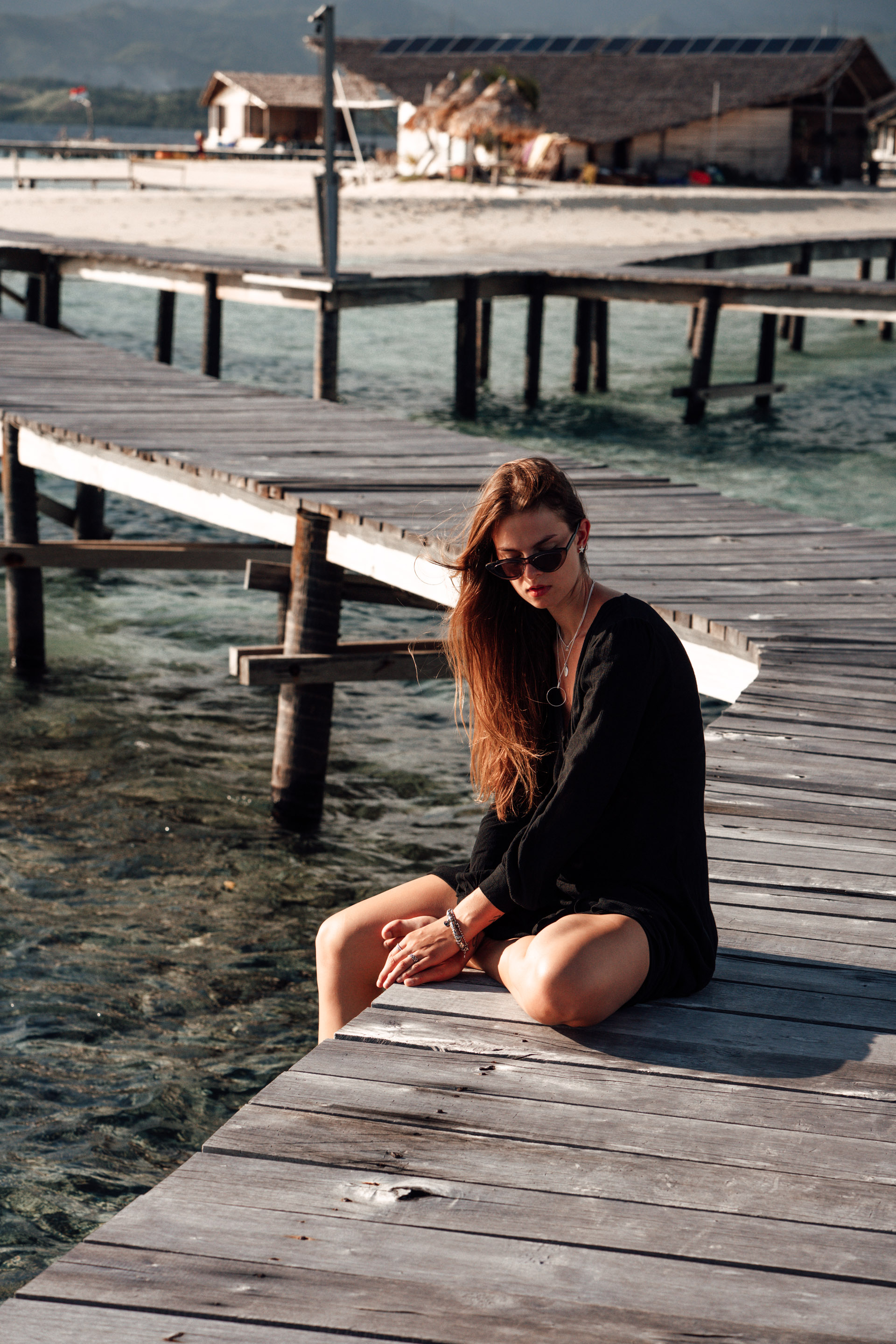 black beach dress