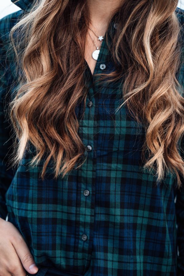 Tartan Print blouse Gant