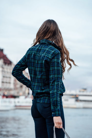 how to style tartan print