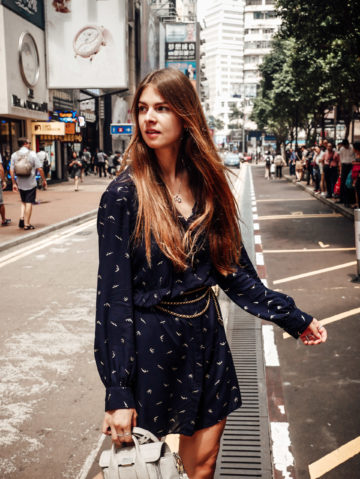 Dress and chain belt