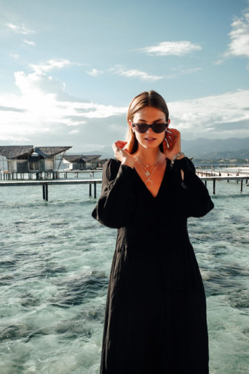 black beach dress