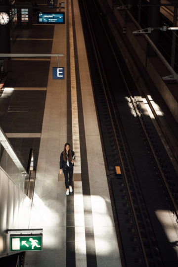 Reiseoutfit fÃ¼r die Bahn