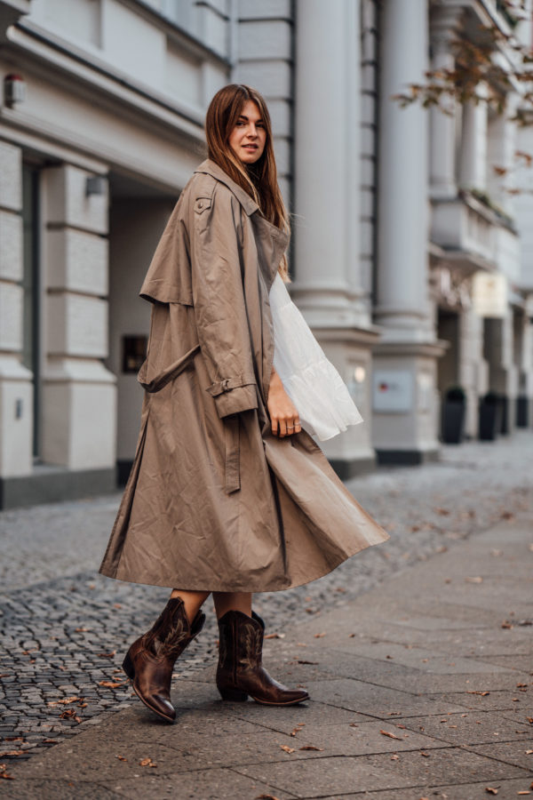 how to wear a Trench