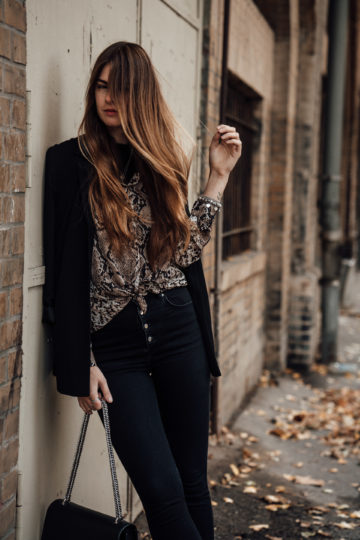 casual chic autumn outfit