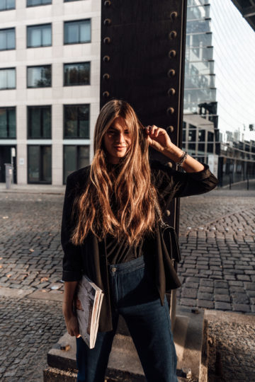 casual chic office outfit