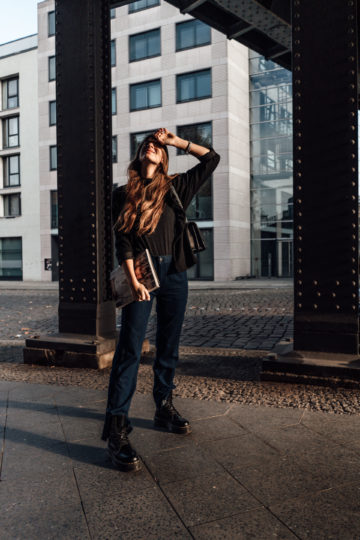 Straight Leg Jeans and Boots