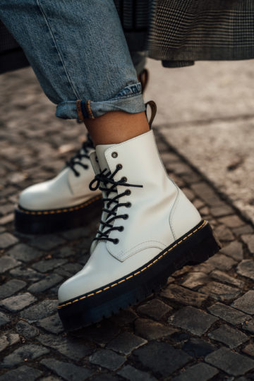 WeiÃe Boots Trend Herbst