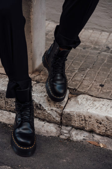 black Platform Boots