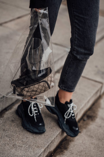 black Balenciaga Triple S