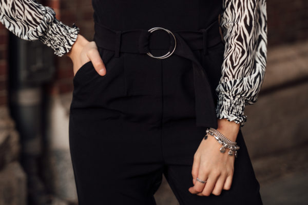 Overall with belt