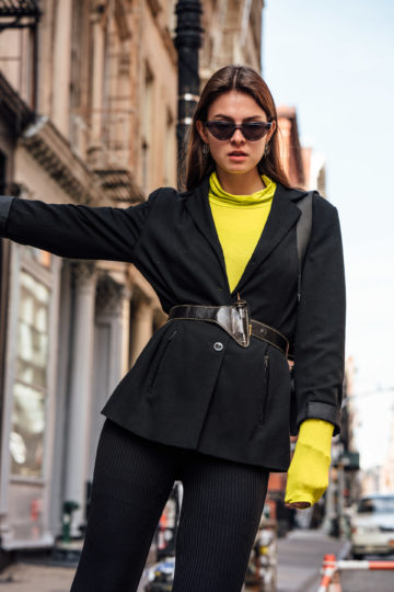 how to wear neon this spring