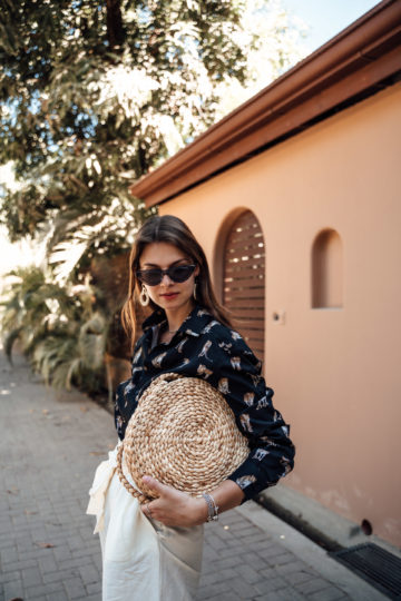 round Onvacay Beach Bag