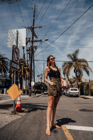 Wie trägt man high-waisted shorts