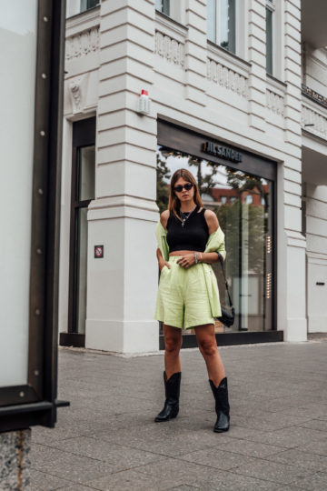 neon green Shorts