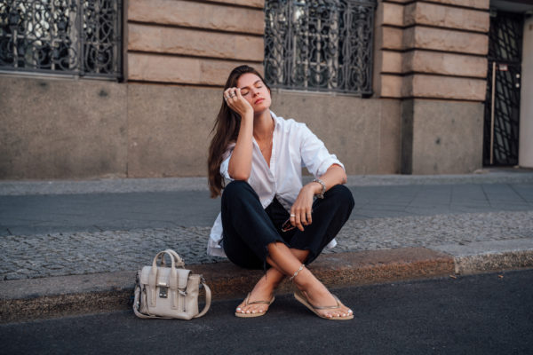 casual chic autumn outfit