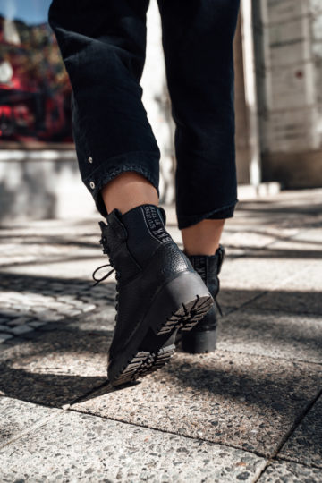 black autumn boots