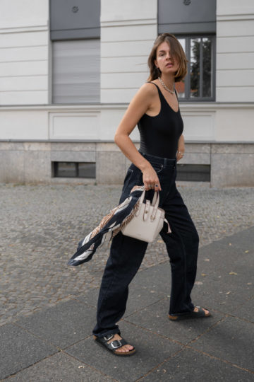 Gemütlicher Look mit Loose Fit Jeans